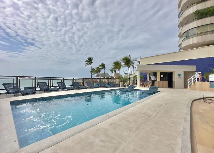 Apart-Hotel Iate Plaza, Vista Completa Da Orla De Fortaleza